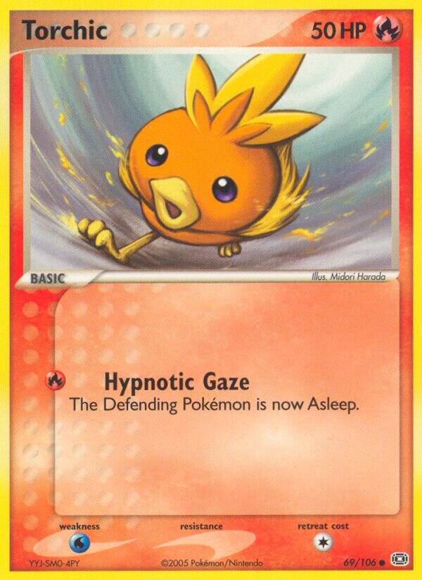 Torchic 69/106 card from Emerald