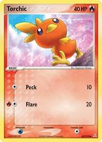 Torchic 83/110 card from Holon Phantoms