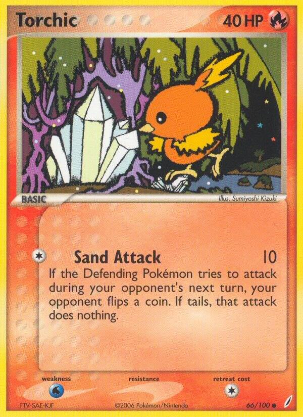 Torchic - 066/100 66/100 card from Crystal Guardians