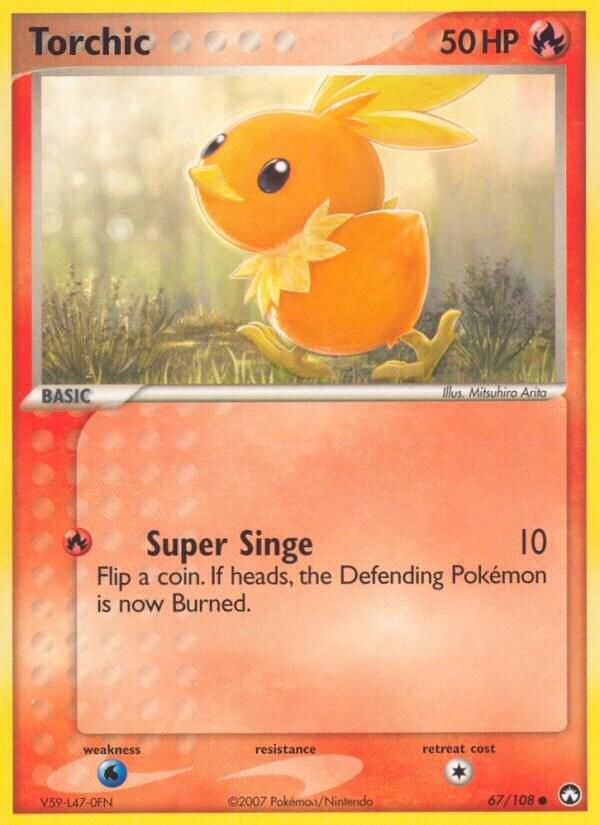 Torchic 67/108 card from Power Keepers