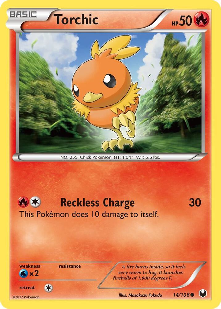 Torchic (14) 14/108 card from Dark Explorers