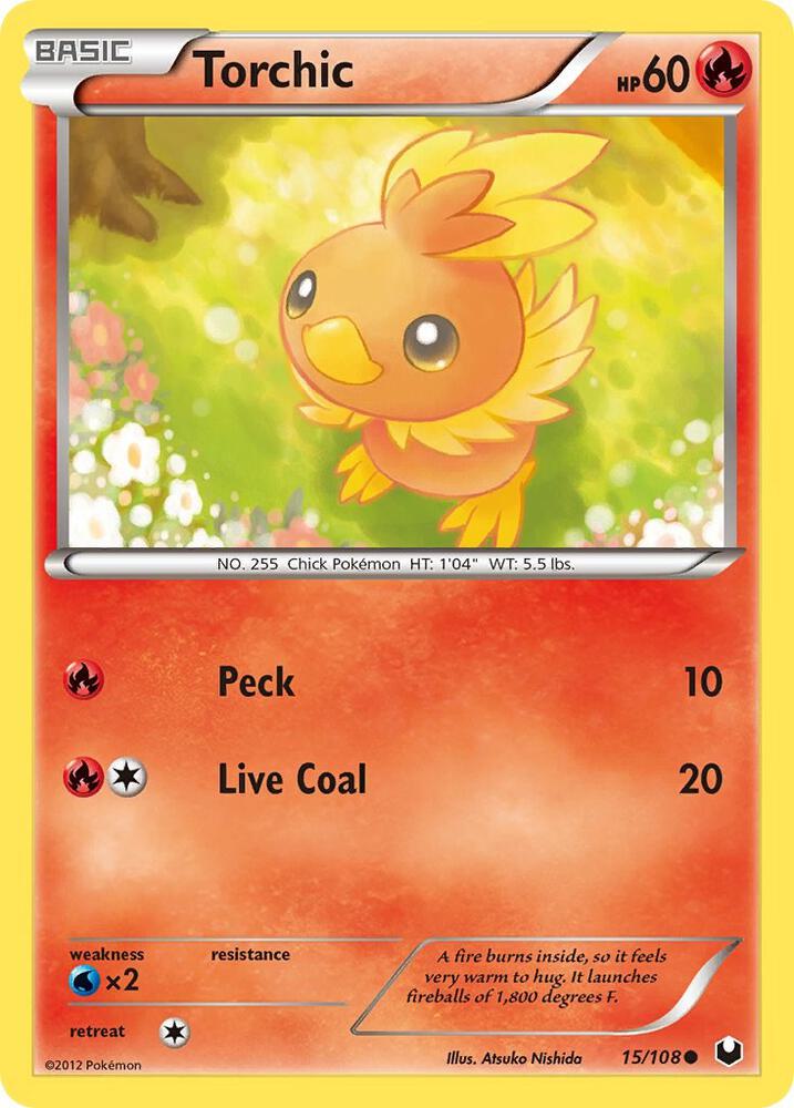 Torchic (15) 15/108 card from Dark Explorers