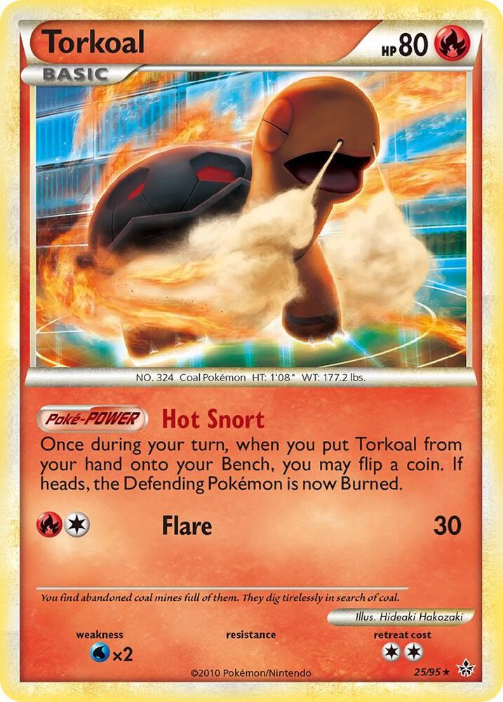 Torkoal 25/95 card from Unleashed