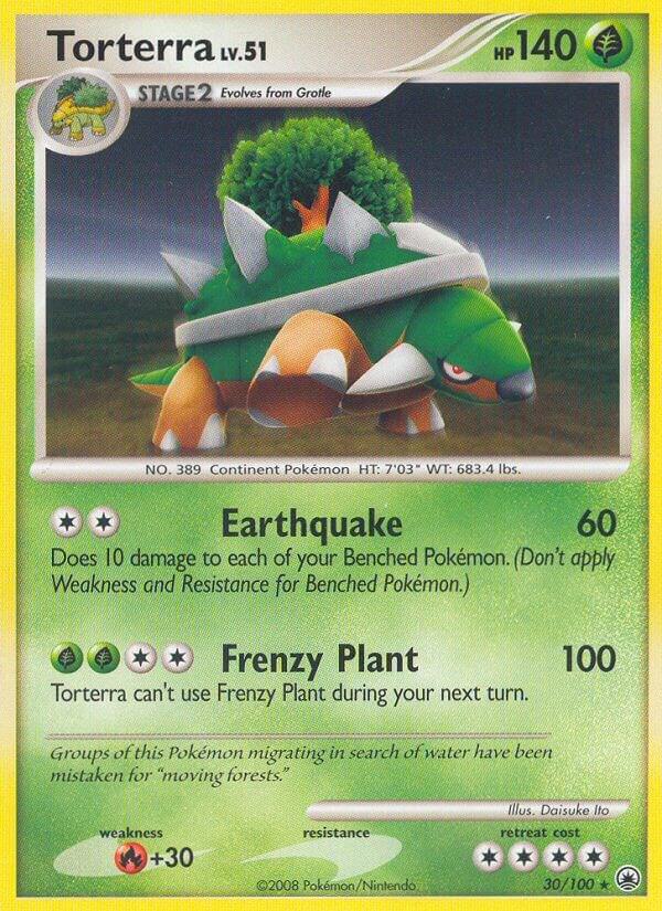 Torterra 30/100 card from Majestic Dawn