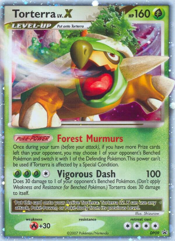 Torterra LV.X DP09 card from Diamond and Pearl Promos