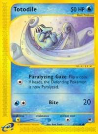 Totodile (135) 135/165 card from Expedition