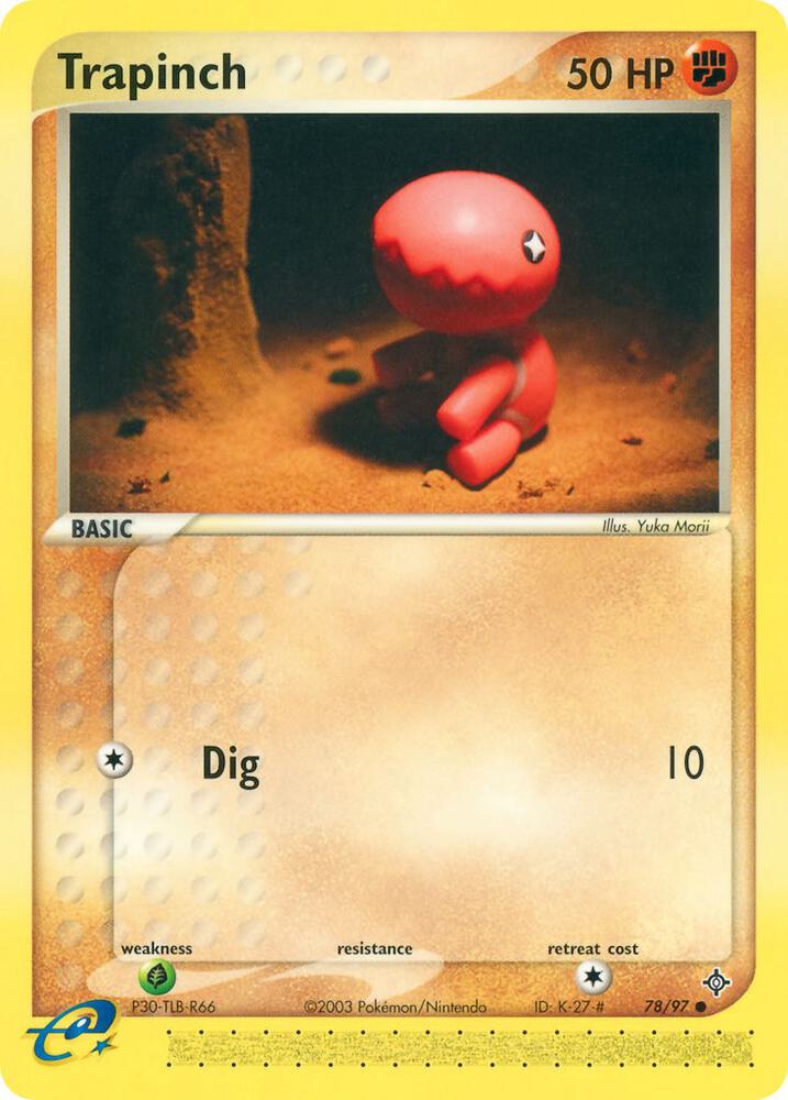 Trapinch 78/97 card from Dragon