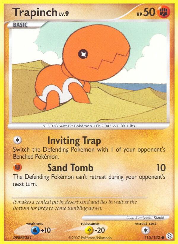Trapinch 115/132 card from Secret Wonders