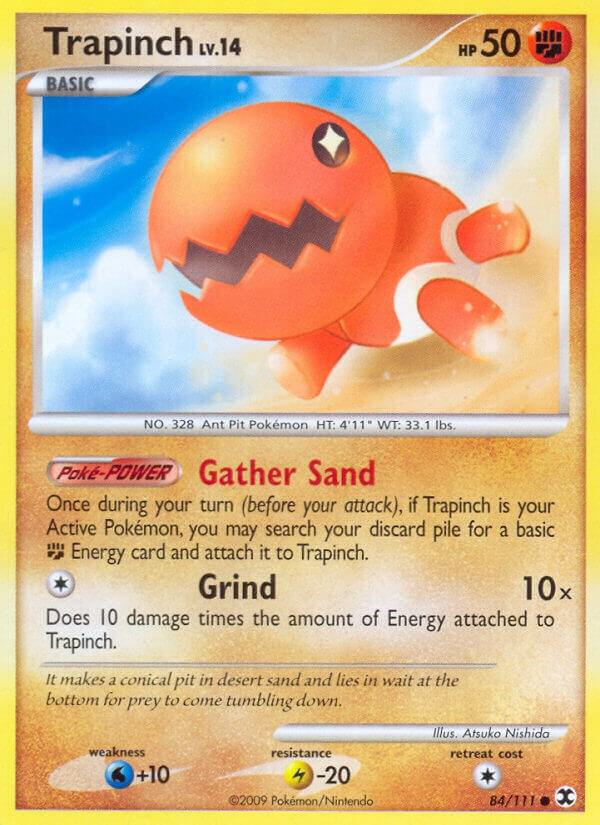 Trapinch 84/111 card from Rising Rivals