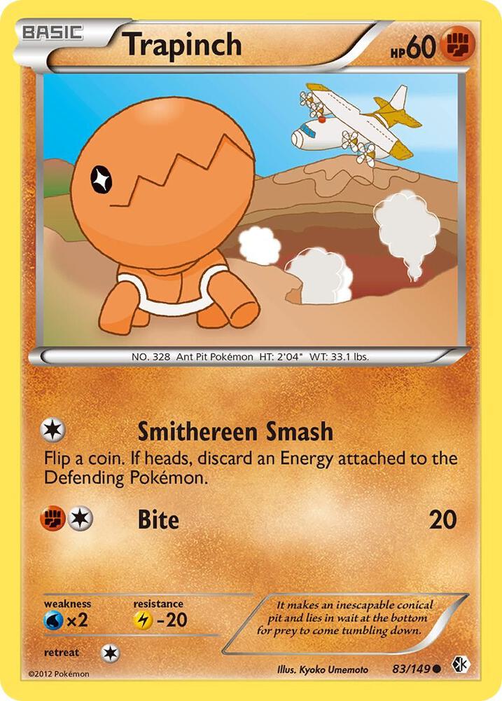 Trapinch 83/149 card from Boundaries Crossed