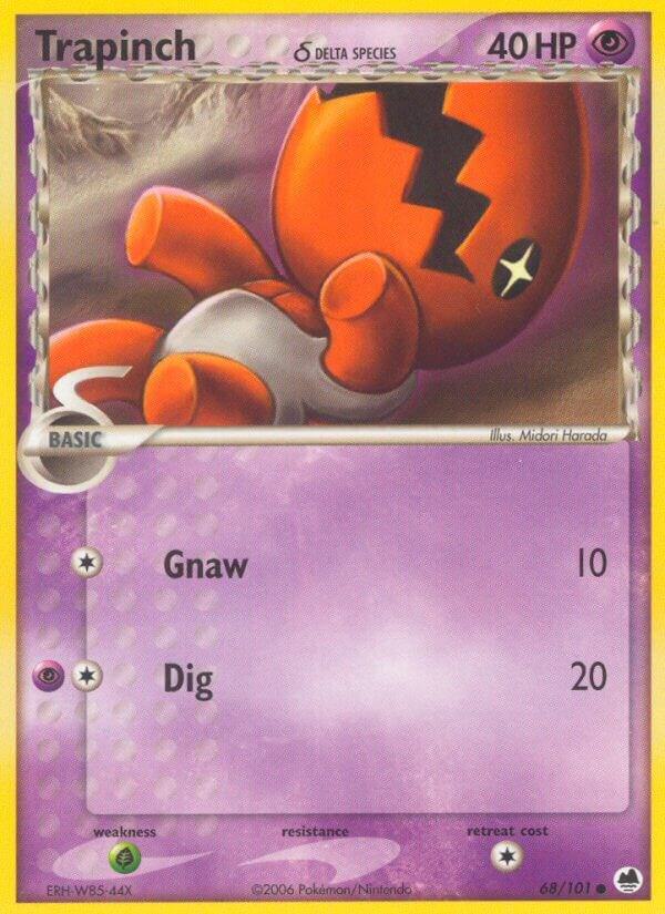 Trapinch - 068/101 (Delta Species) 68/101 card from Dragon Frontiers