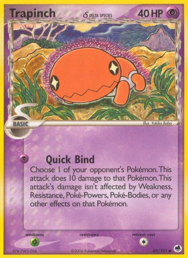 Trapinch - 069/101 (Delta Species) 69/101 card from Dragon Frontiers