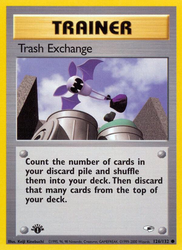 Trash Exchange 126/132 card from Gym Heroes