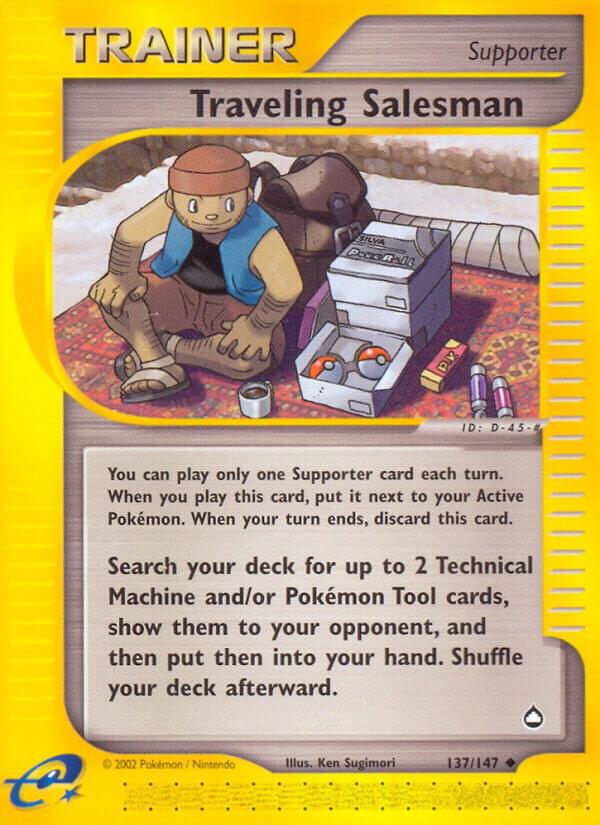 Traveling Salesman 137/147 card from Aquapolis