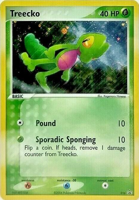 Treecko (EX Deck Tin) 016 card from Nintendo Promos