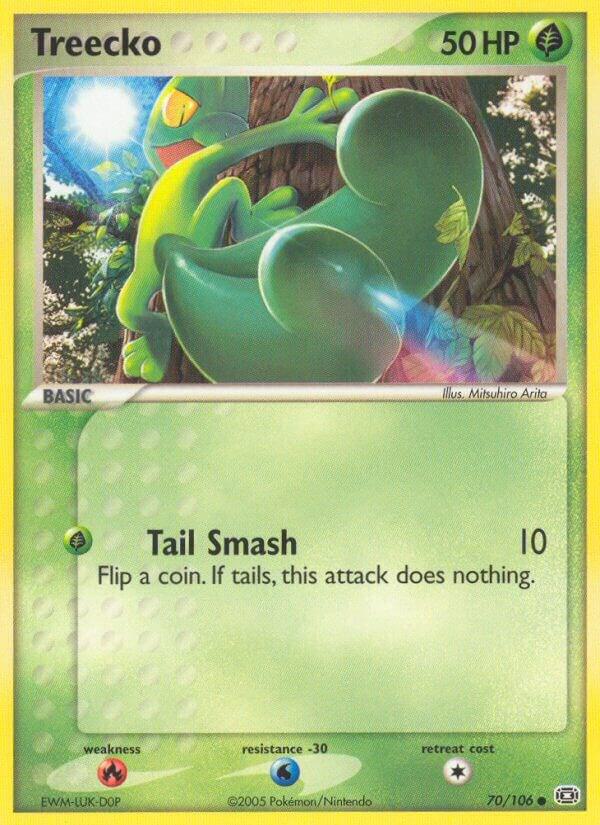 Treecko 70/106 card from Emerald