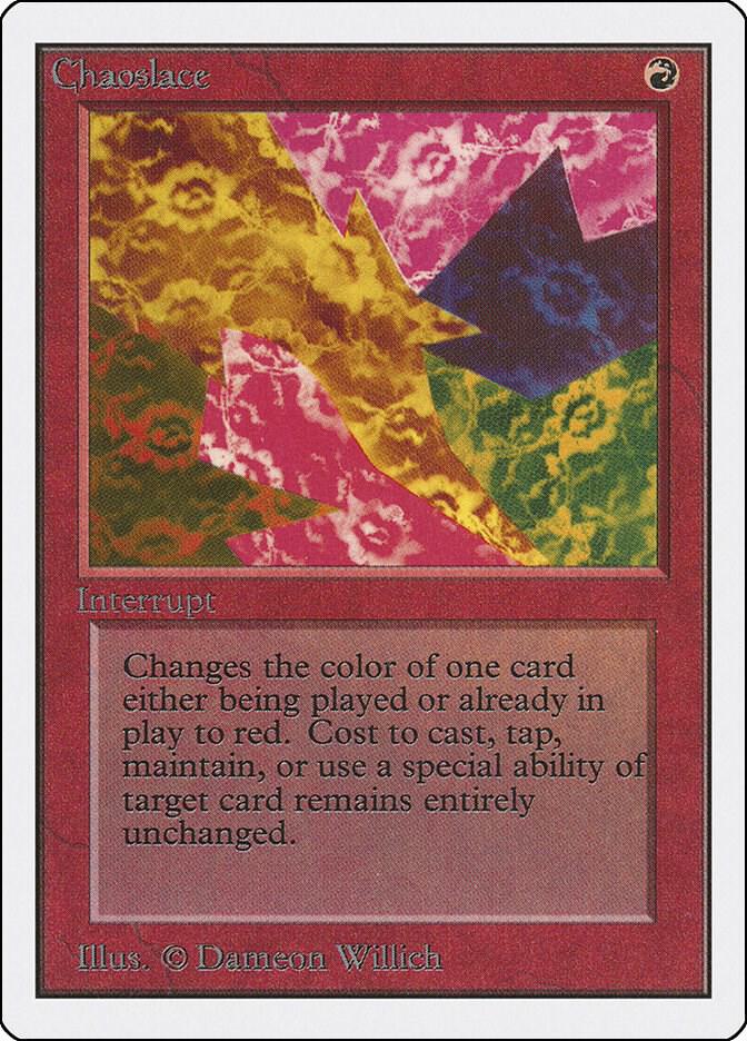 Chaoslace card from Unlimited Edition