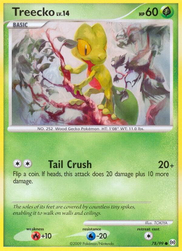 Treecko (78) 78/99 card from Arceus