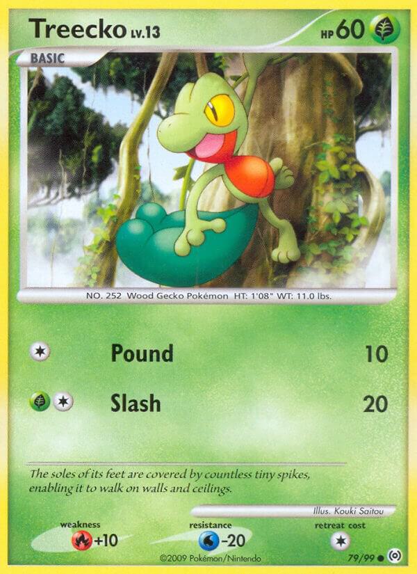 Treecko (79) 79/99 card from Arceus