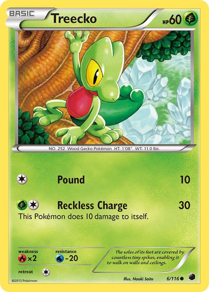 Treecko 6/116 card from Plasma Freeze