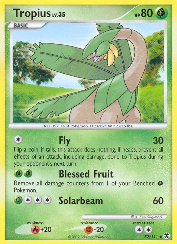 Tropius 52/111 card from Rising Rivals