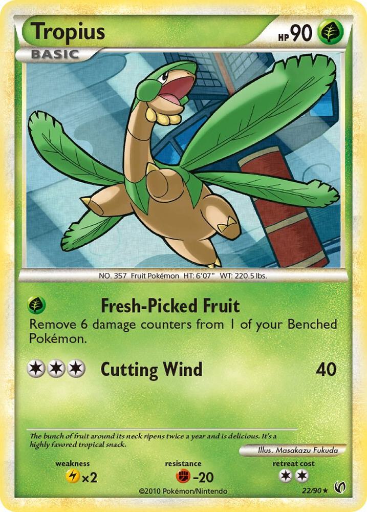 Tropius 22/90 card from Undaunted