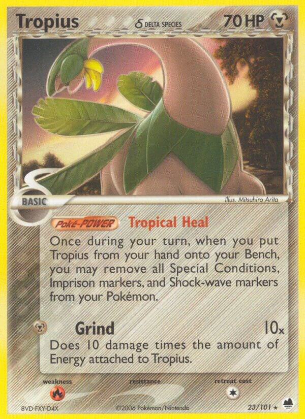 Tropius (Delta Species) 23/101 card from Dragon Frontiers
