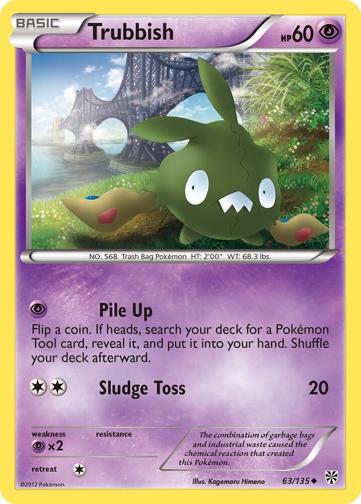 Trubbish (63) 63/135 card from Plasma Storm