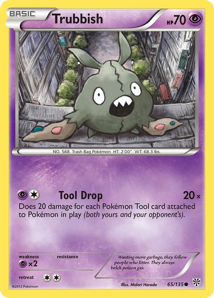 Trubbish (65) 65/135 card from Plasma Storm