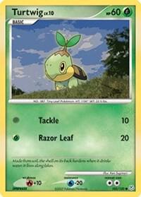 Turtwig 103/130 card from Diamond and Pearl