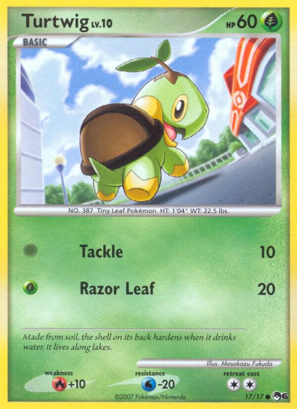 Turtwig 017/017 card from POP Series 6