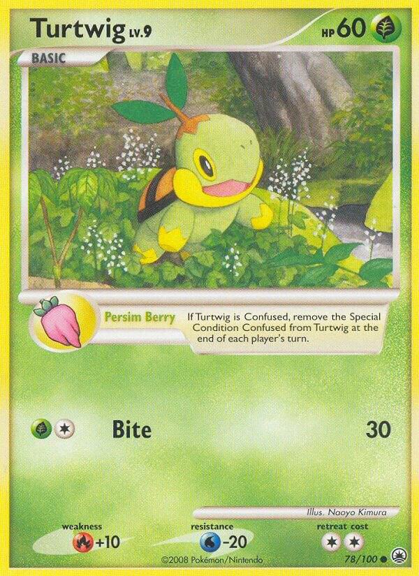 Turtwig (78) 78/100 card from Majestic Dawn