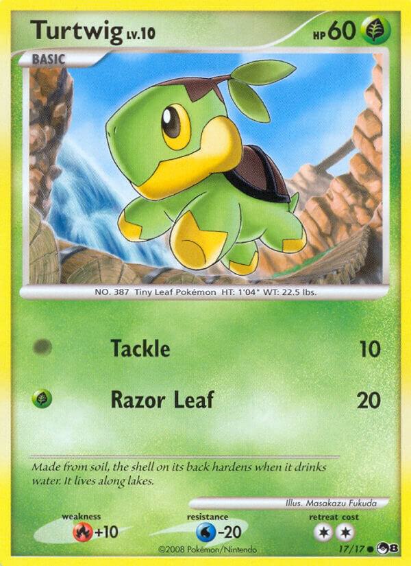 Turtwig 017/017 card from POP Series 8