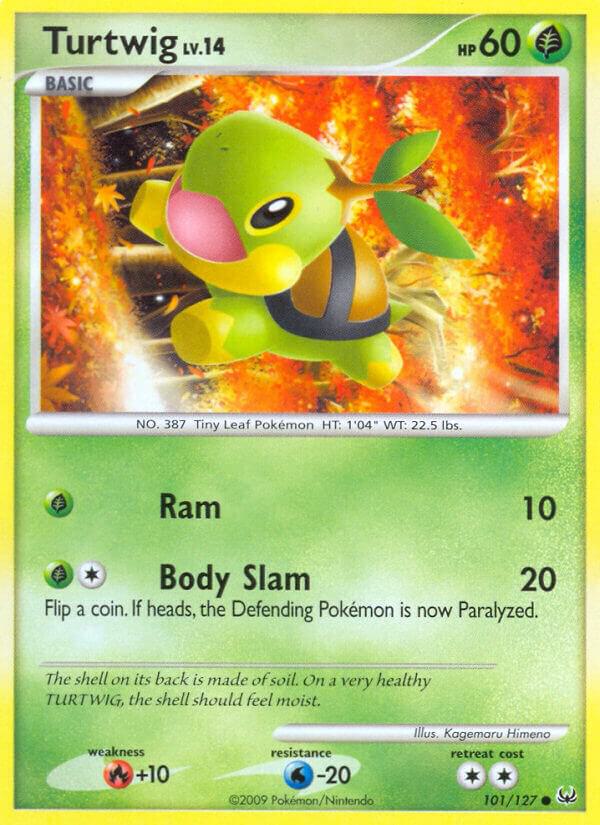 Turtwig 101/127 card from Platinum