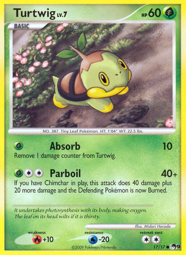 Turtwig 017/017 card from POP Series 9