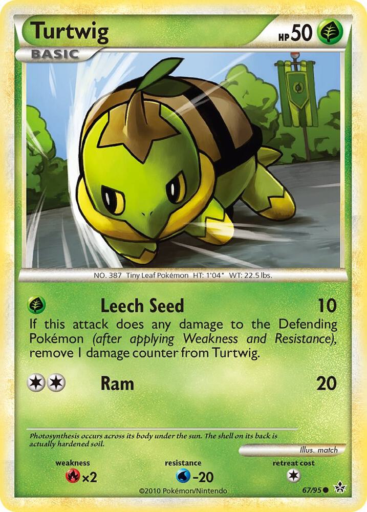 Turtwig 67/95 card from Unleashed