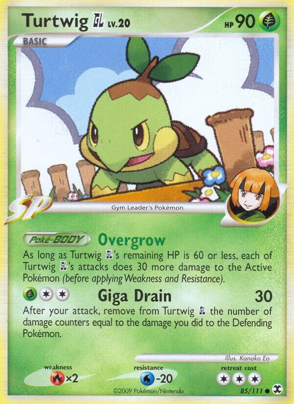 Turtwig GL 85/111 card from Rising Rivals