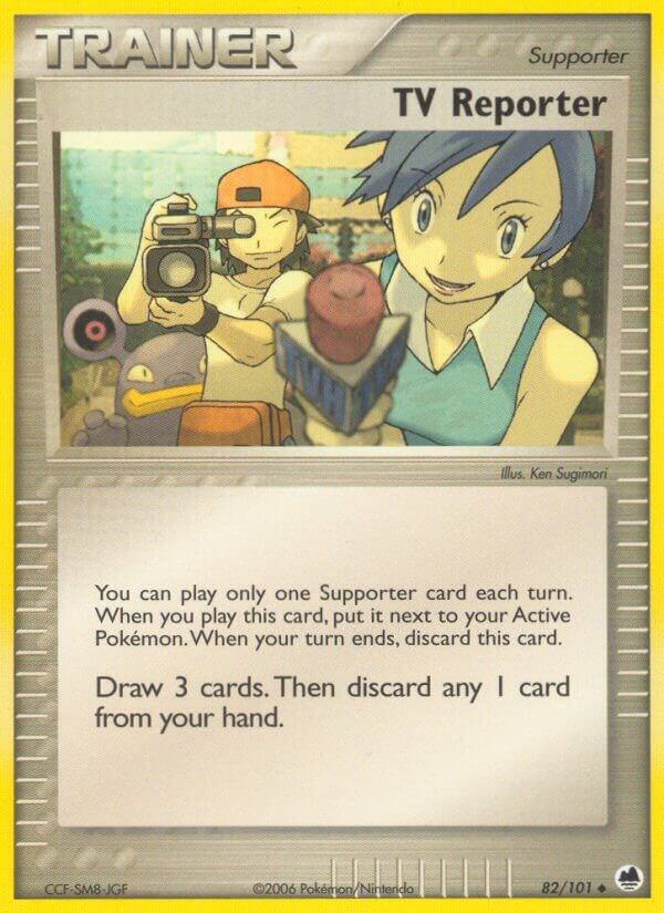 TV Reporter 82/101 card from Dragon Frontiers