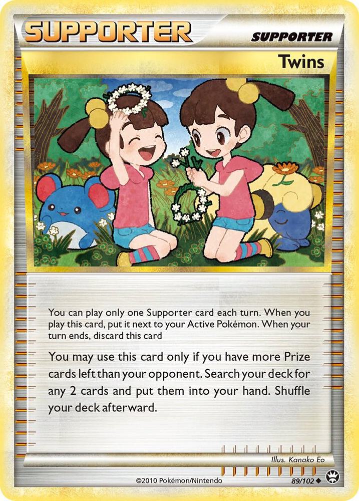 Twins 89/102 card from Triumphant