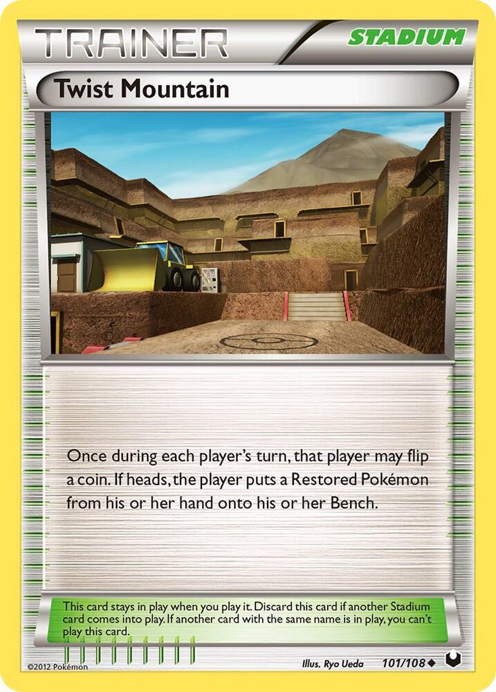 Twist Mountain 101/108 card from Dark Explorers