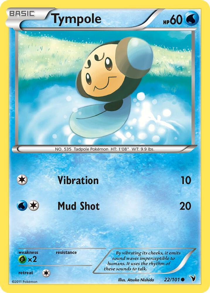 Tympole 22/101 card from Noble Victories