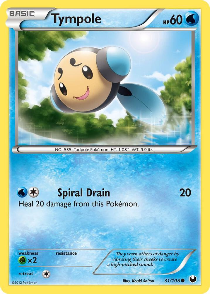 Tympole 31/108 card from Dark Explorers