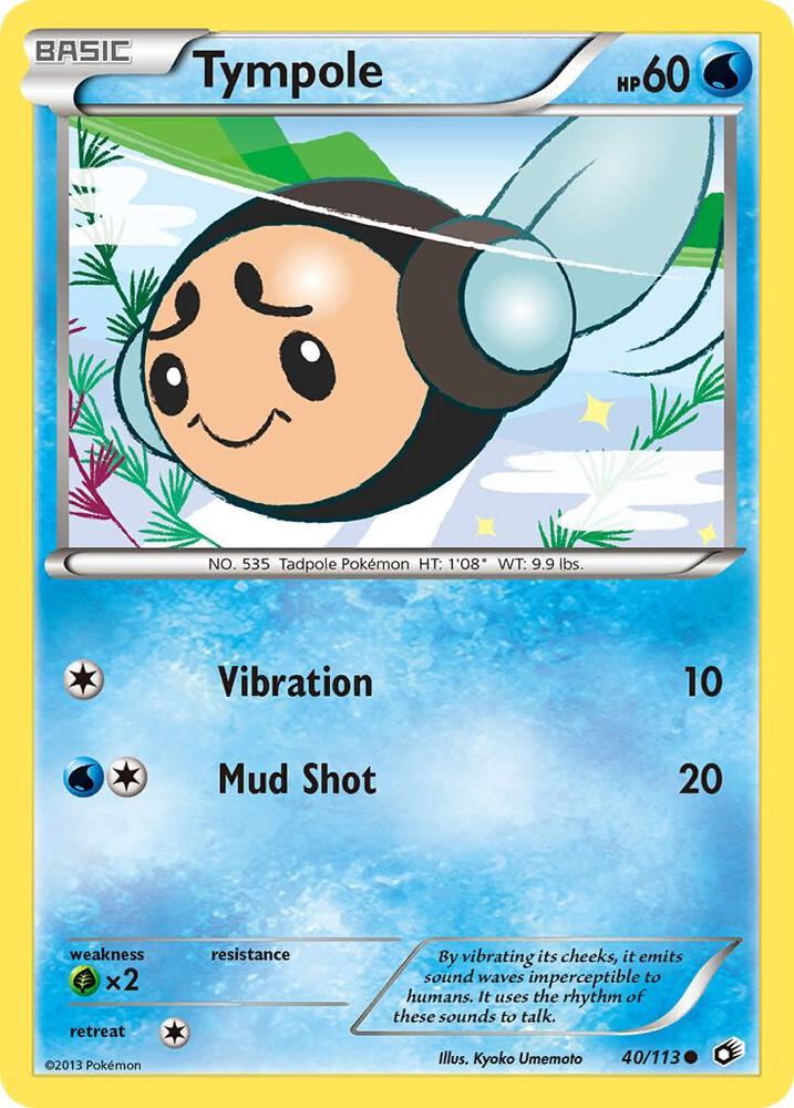 Tympole 40/113 card from Legendary Treasures