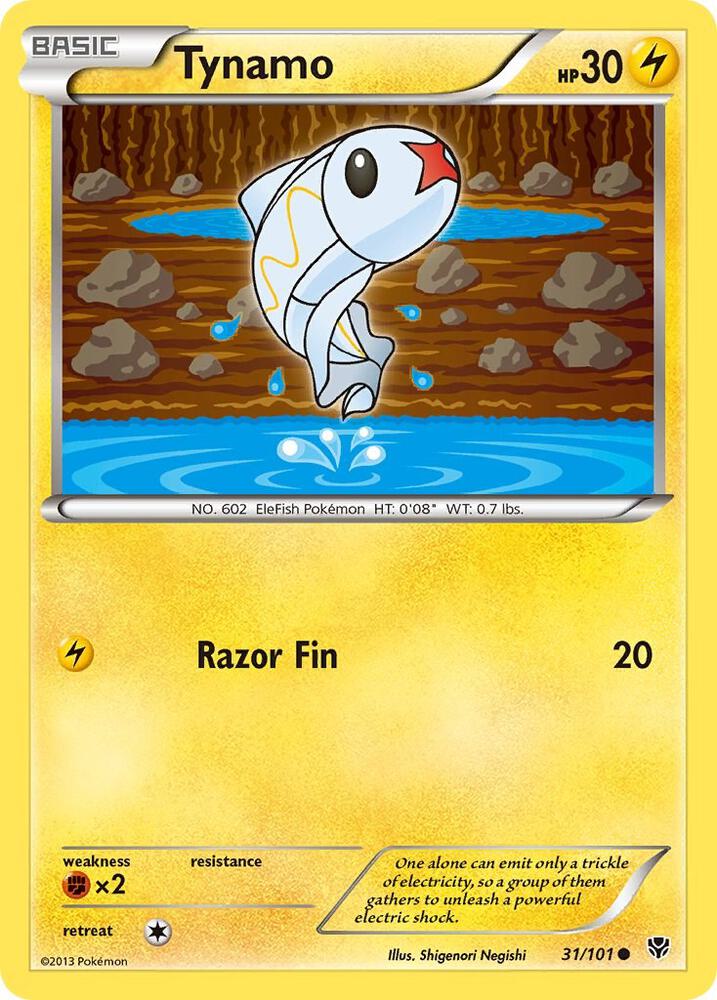 Tynamo 31/101 card from Plasma Blast