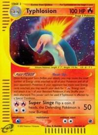 Typhlosion (28) 028/165 card from Expedition