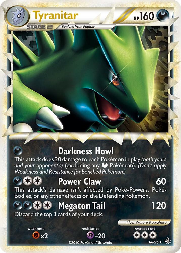 Tyranitar (Prime) 88/95 card from Unleashed