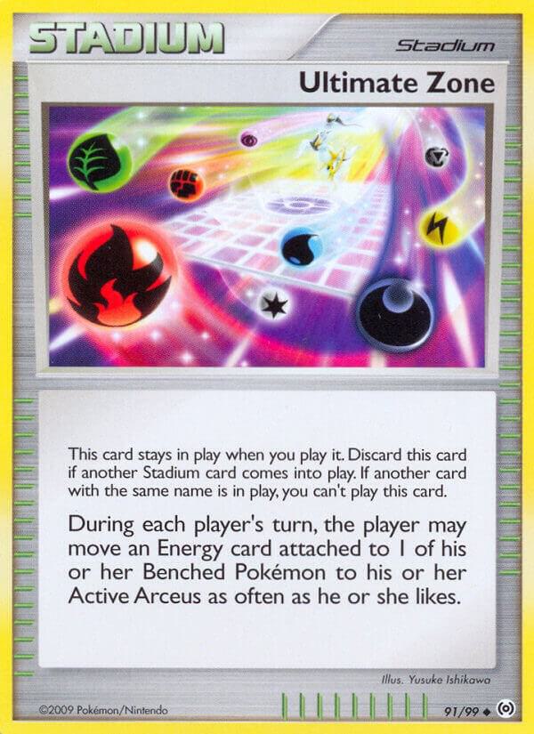 Ultimate Zone 91/99 card from Arceus