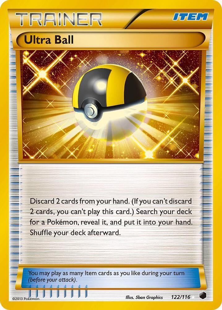 Ultra Ball 122/116 card from Plasma Freeze