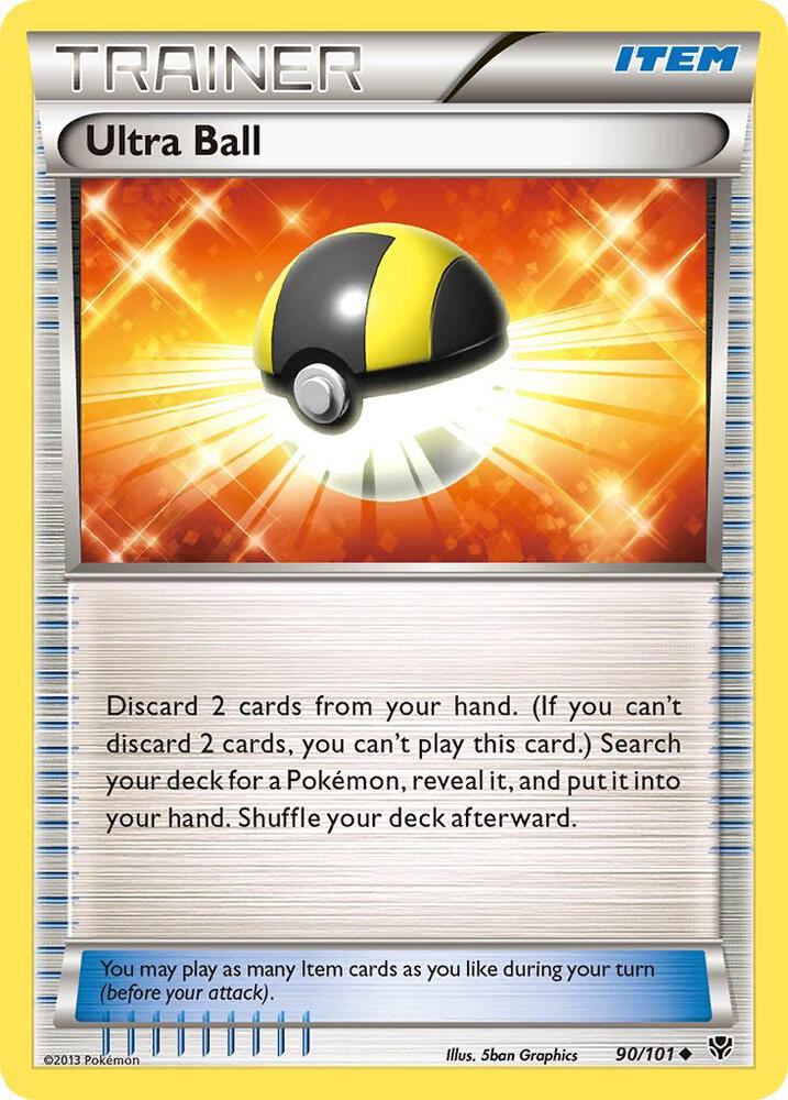 Ultra Ball 90/101 card from Plasma Blast