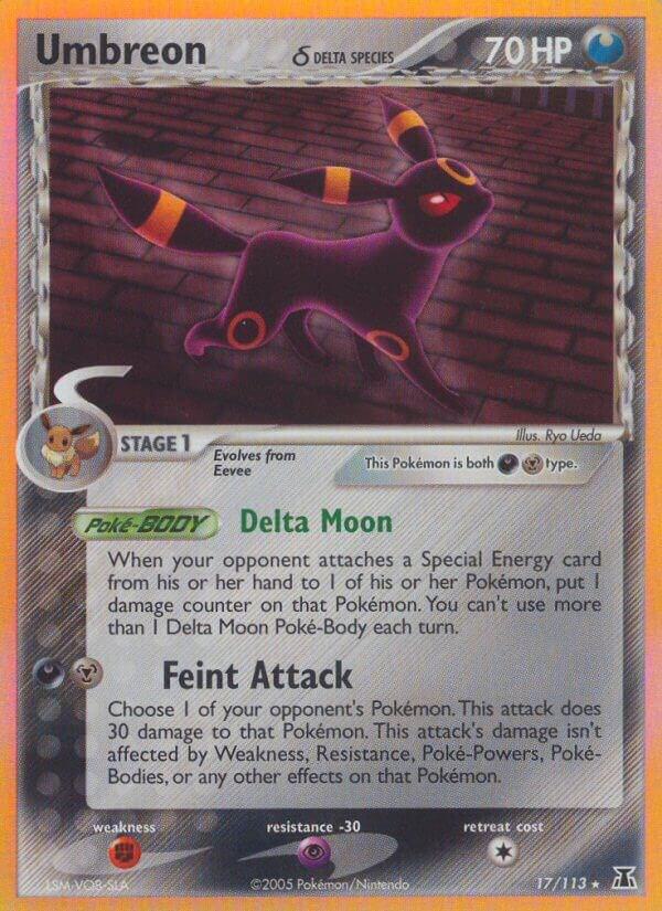 Umbreon (Delta Species) 17/113 card from Delta Species